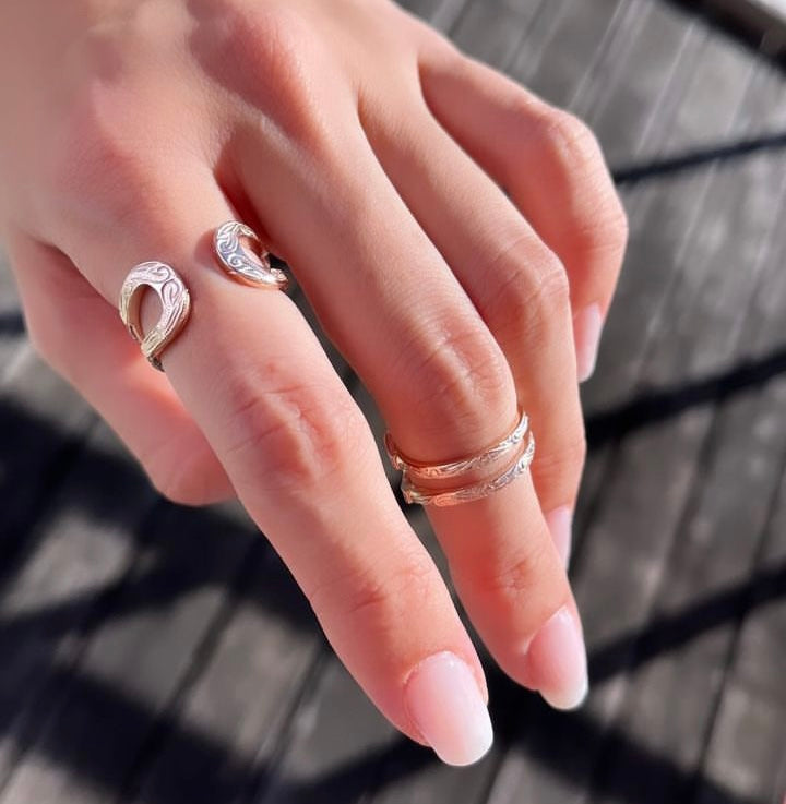 【Smart Wailea】 Elua Horseshoe Free Ring