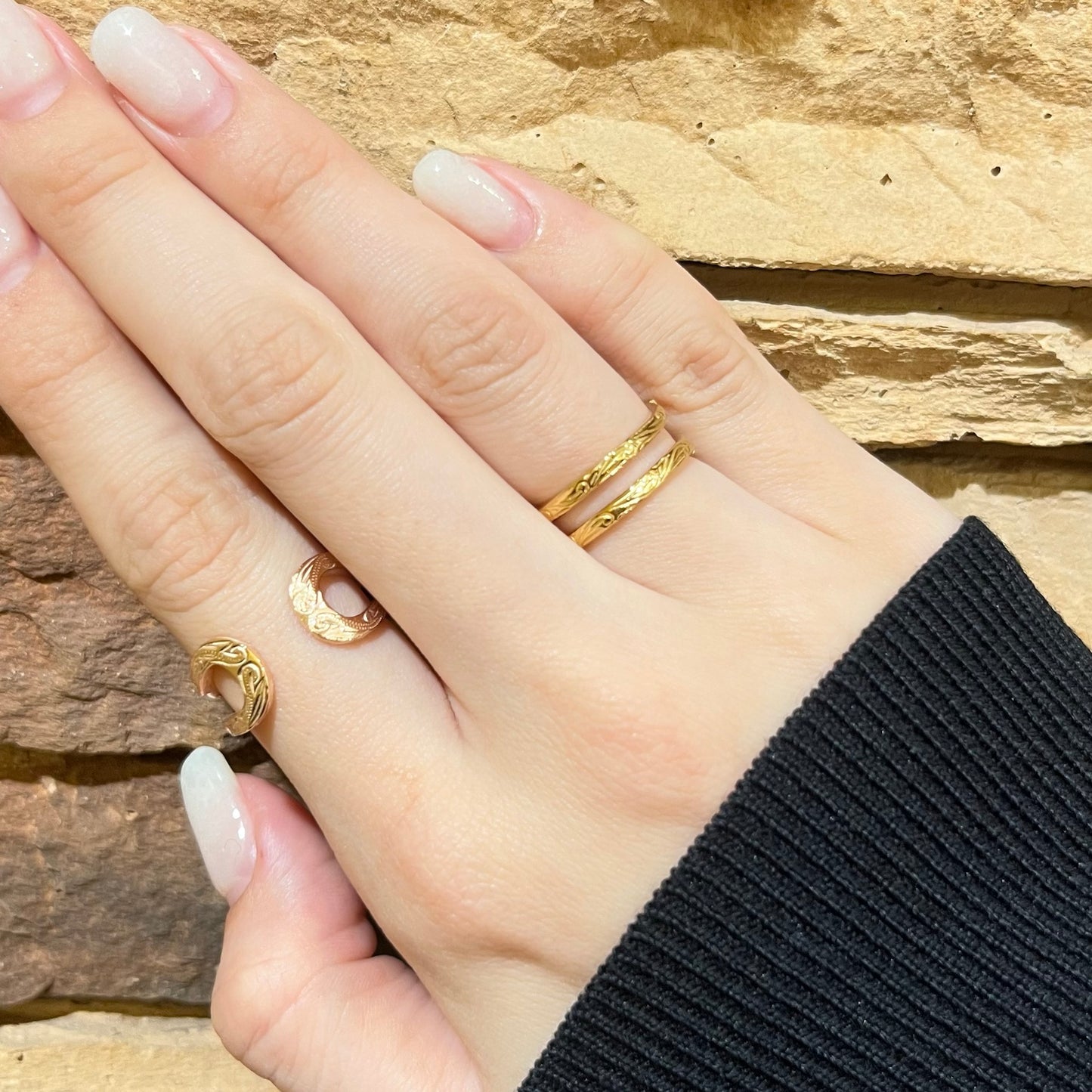 【Smart Wailea】 Elua Horseshoe Free Ring