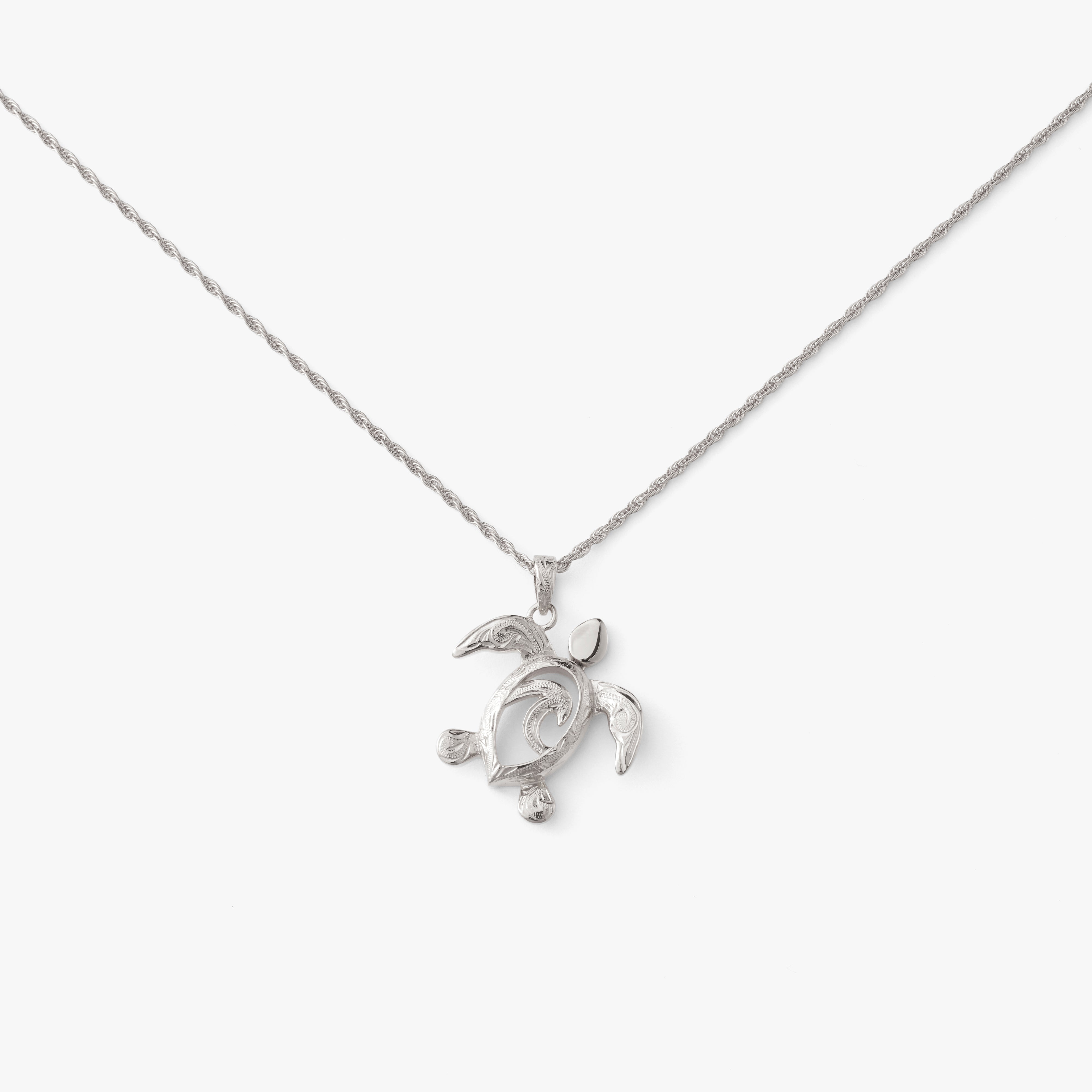 【Smart Wailea】 Wave Honu Pendant