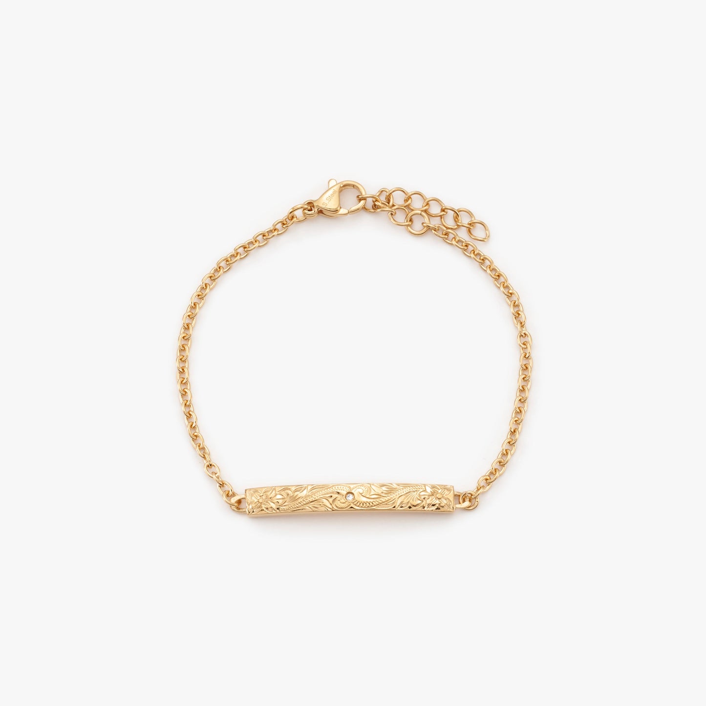 【Stainless】Plate Bracelet