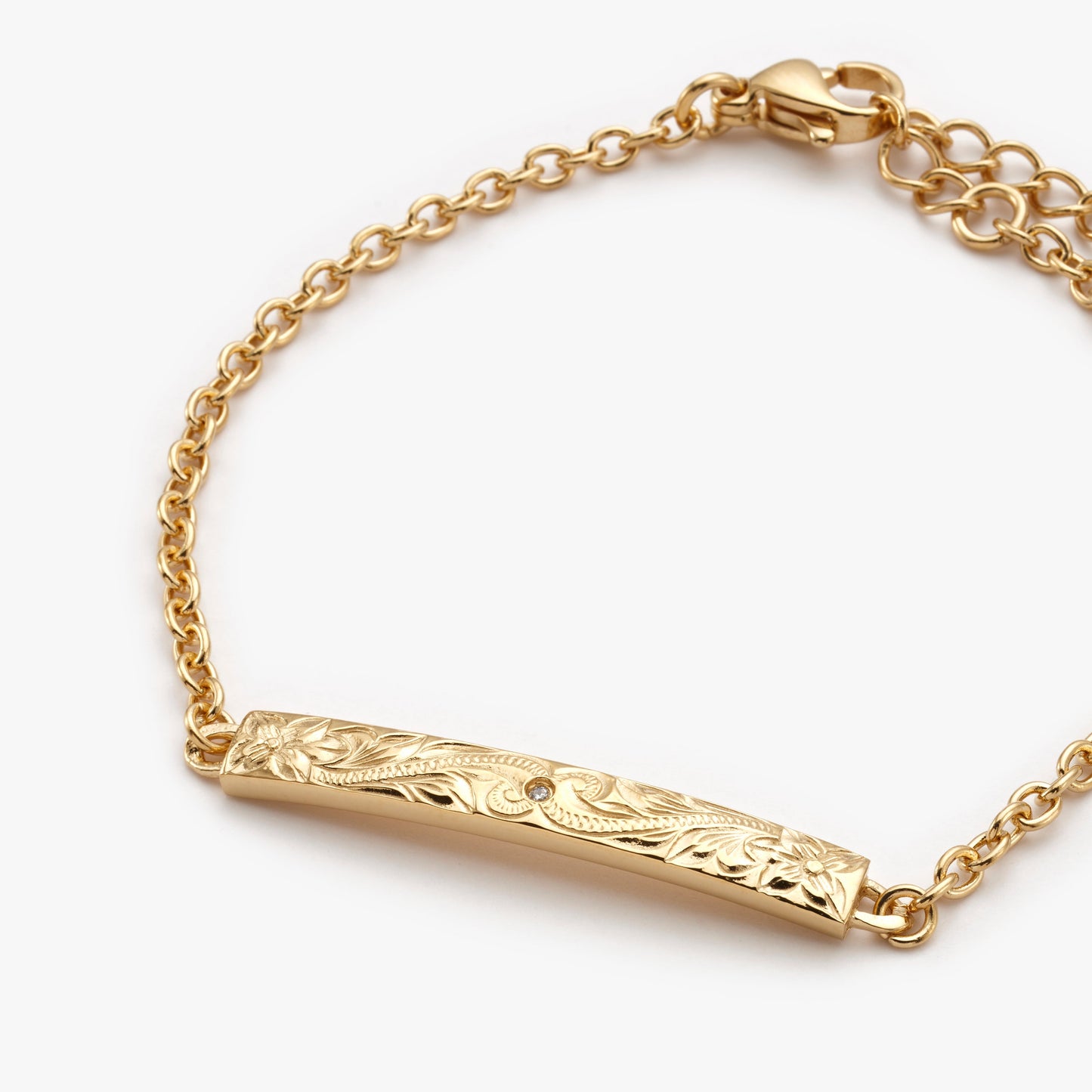 【Stainless】Plate Bracelet