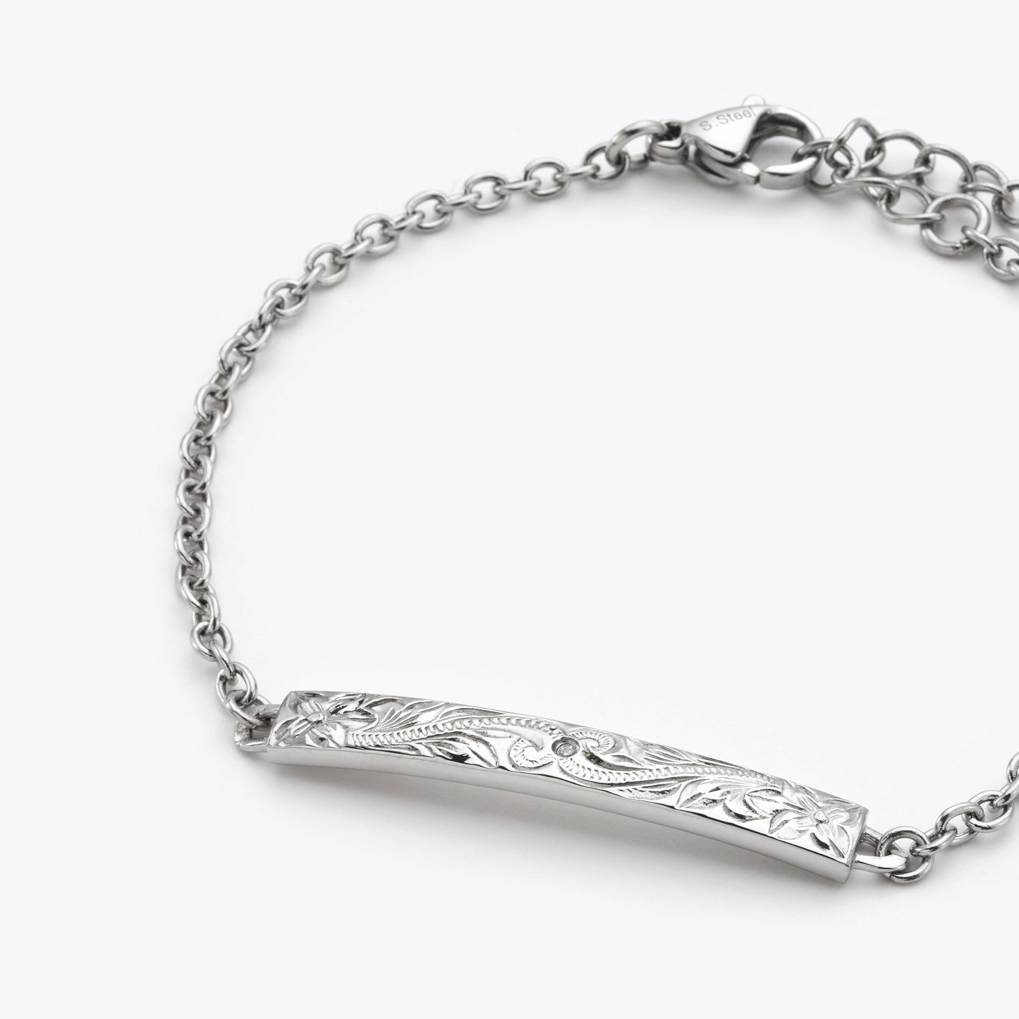 【Stainless】Plate Bracelet