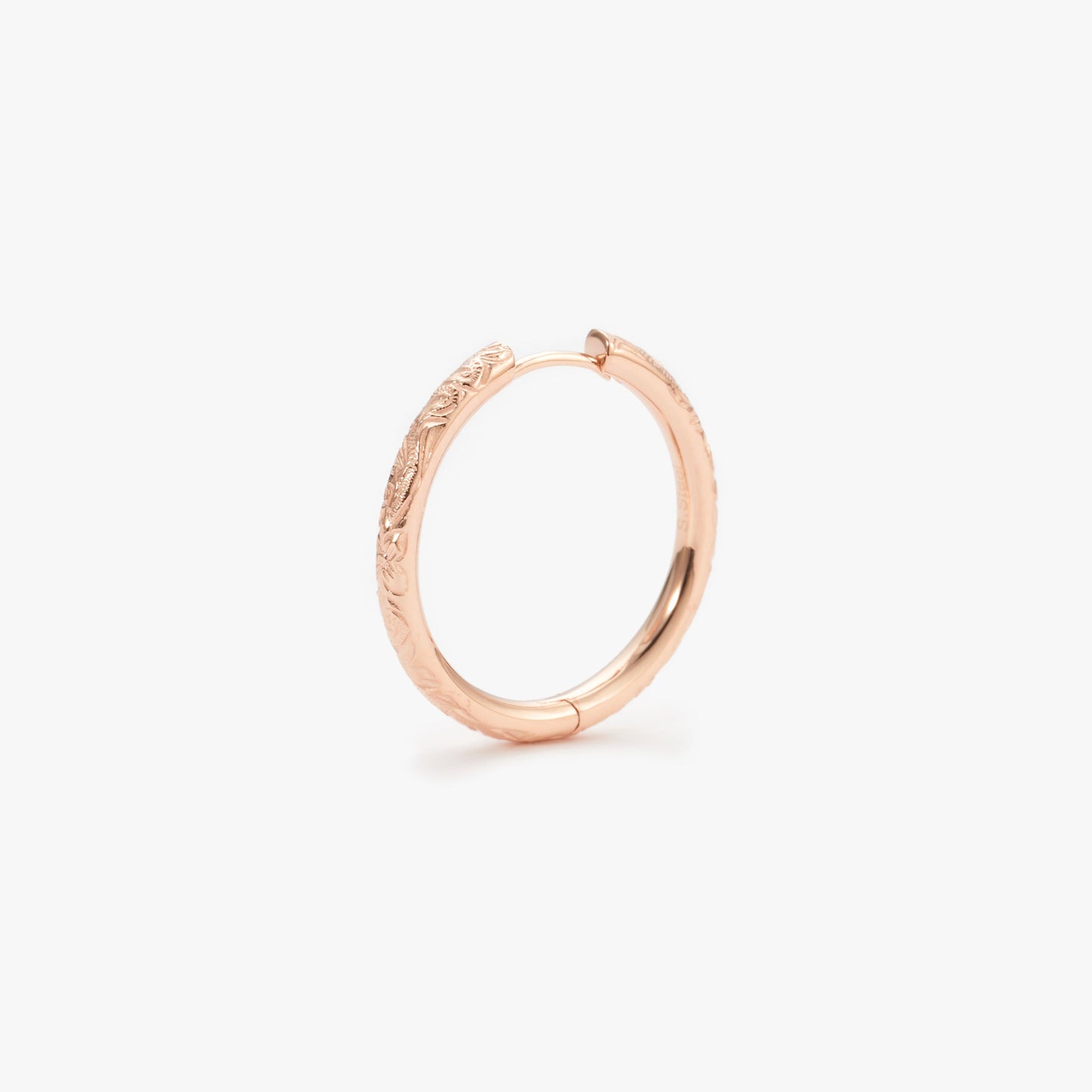 【Stainless】Big Hoop Pierce(片耳)