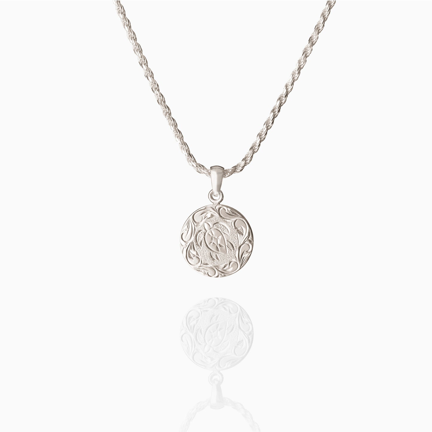 【Silver】Honu&Scroll Lina Pendant top(16㎜)