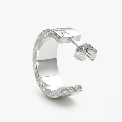 【Silver】Half Design Pierce