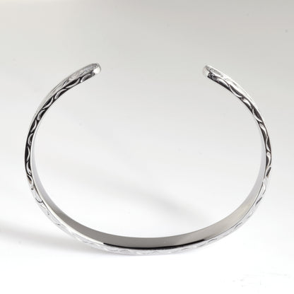 ◆ステンレスセール商品◆  Deep Carving Bangle
