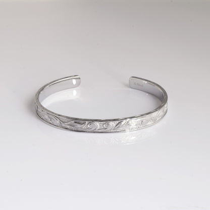 ◆ステンレスセール商品◆  Deep Carving Bangle