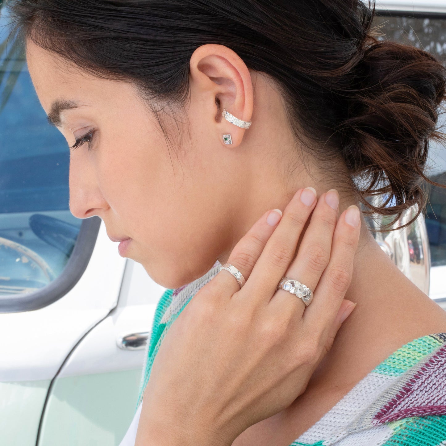 【Smart Wailea】Ekahi Silver Ear Cuff