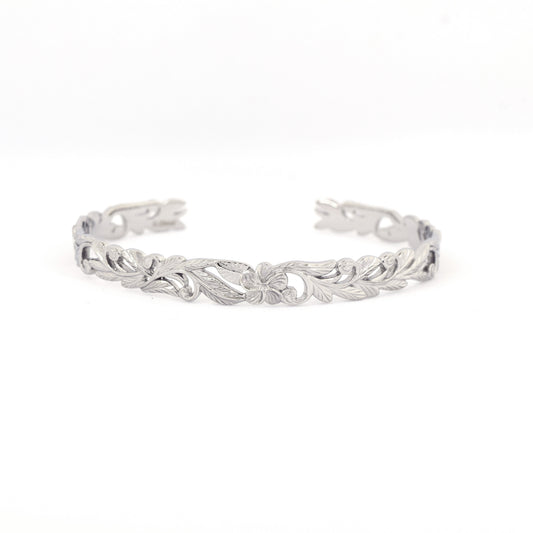 ★ステンレスセール商品★  Plumeria Bangle