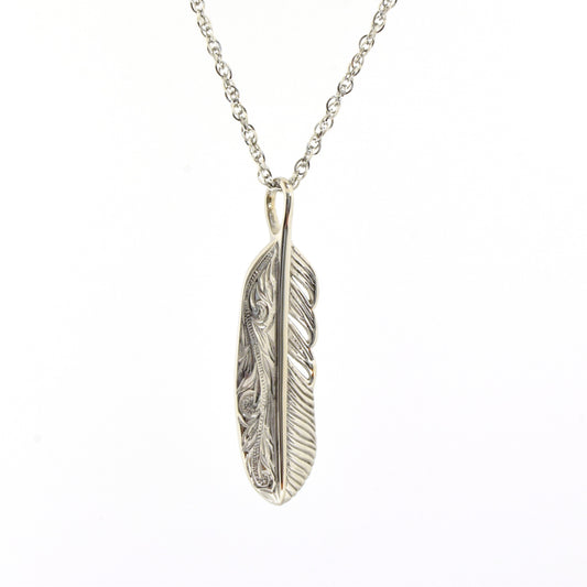 ★ステンレスセール商品★  Feather Pendant top