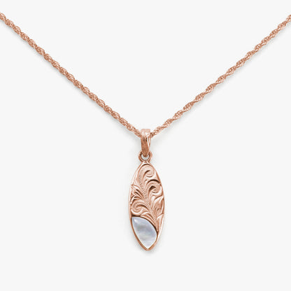 【Smart Wailea】 Surfboard Shell Pendant