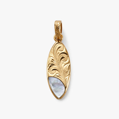 【Smart Wailea】 Surfboard Shell Pendant