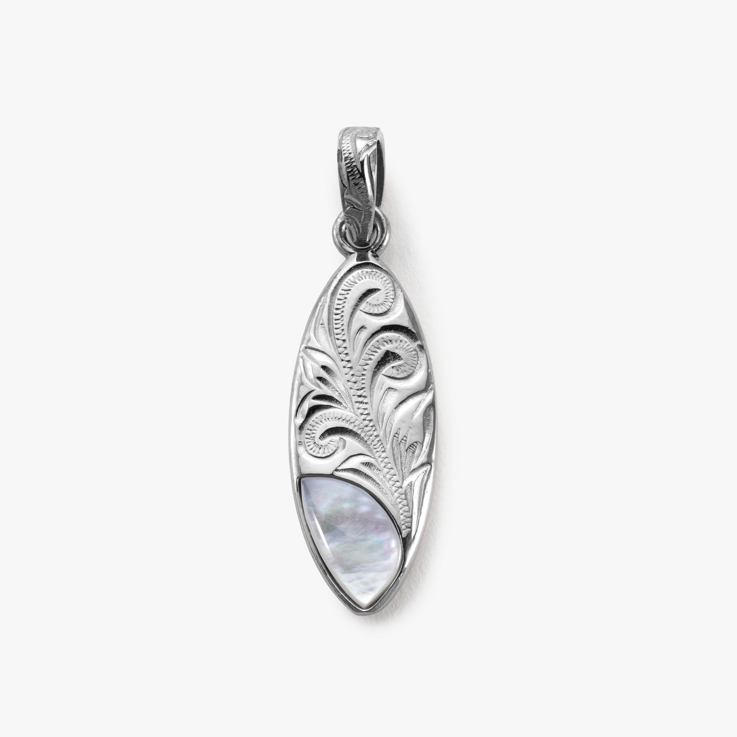【Smart Wailea】 Surfboard Shell Pendant