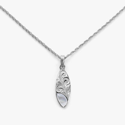 【Smart Wailea】 Surfboard Shell Pendant