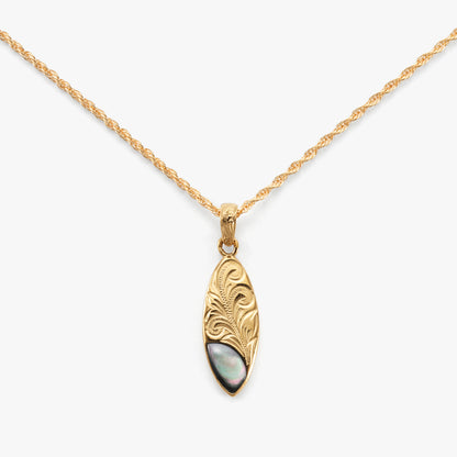 【Smart Wailea】 Surfboard Shell Pendant