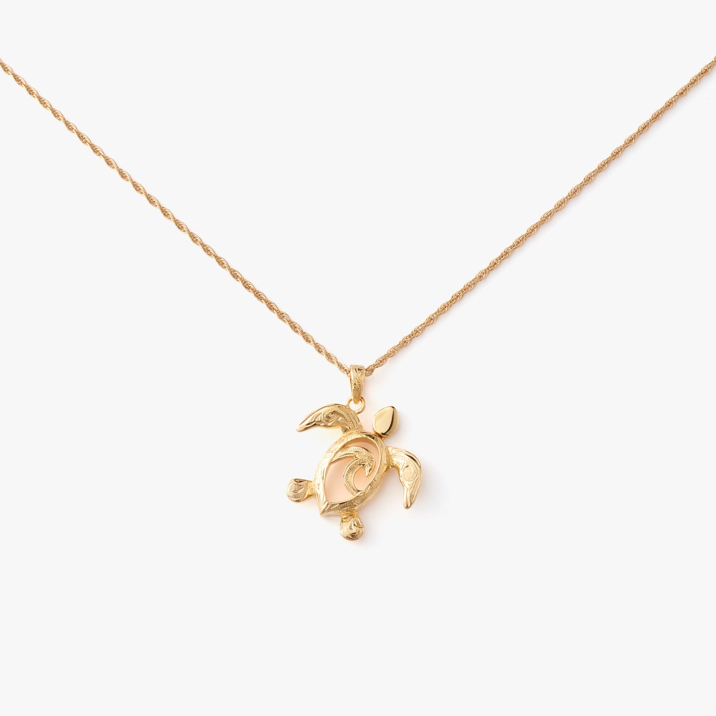 【Smart Wailea】　Wave Honu Pendant