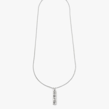 【Silver】Honu&Scroll Plate Pendant top（8㎜）