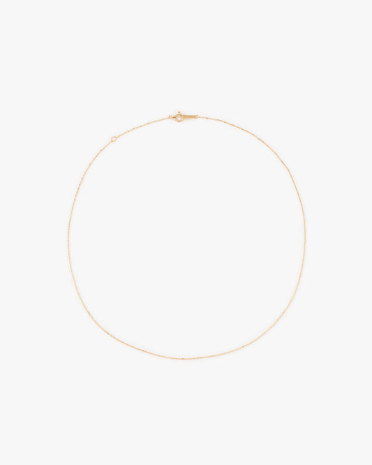 【10K Gold】あずきChain　0.22㎜ 40㎝