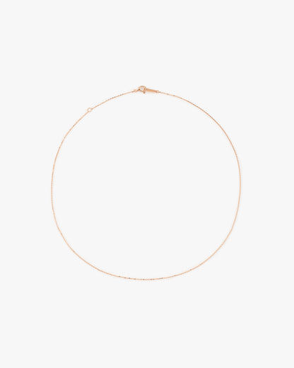 【10K Gold】あずきChain　0.22㎜ 40㎝